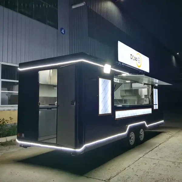 Customized Mobile Street Fast Vending Carts BBQ Fast Food Truck