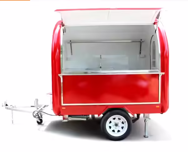 Small Outdoor Catering Mobile Street Food Truck New Mobile Street Food Trailer Kiosk Design for Street Food Vending Cart
